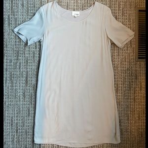 Aritzia Wilfred Free Short Sleeved Grey Mini Dress Size XS